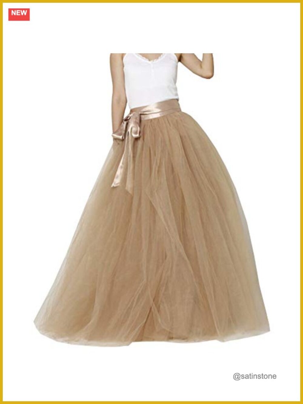 Womens Long Tutu Tulle Skirt Party Evening Tiered High Rise Dance